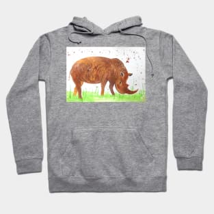 Happy Rhinoceros Hoodie